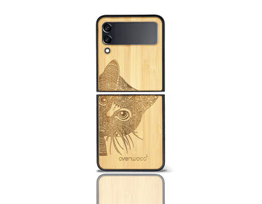 Coque arrière KITTY pour Samsung Galaxy Z Flip3 5G